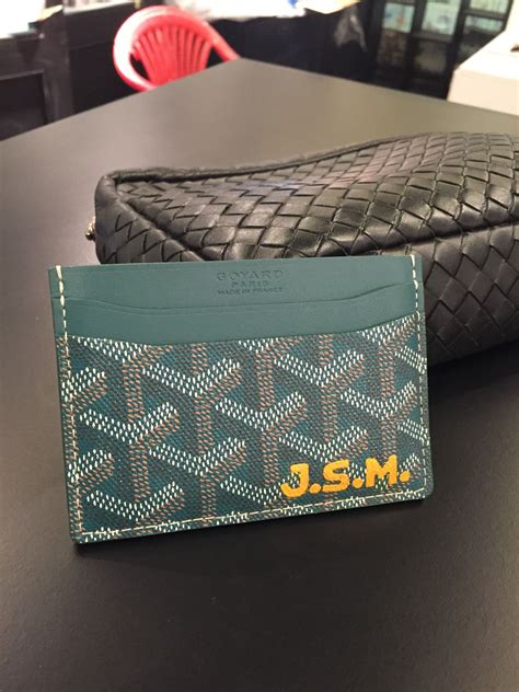 the real real goyard card holder|real goyard wallet.